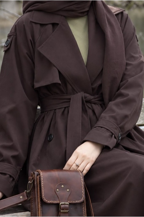 Trench Coat Kahverengi