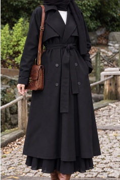 Trench Coat Siyah