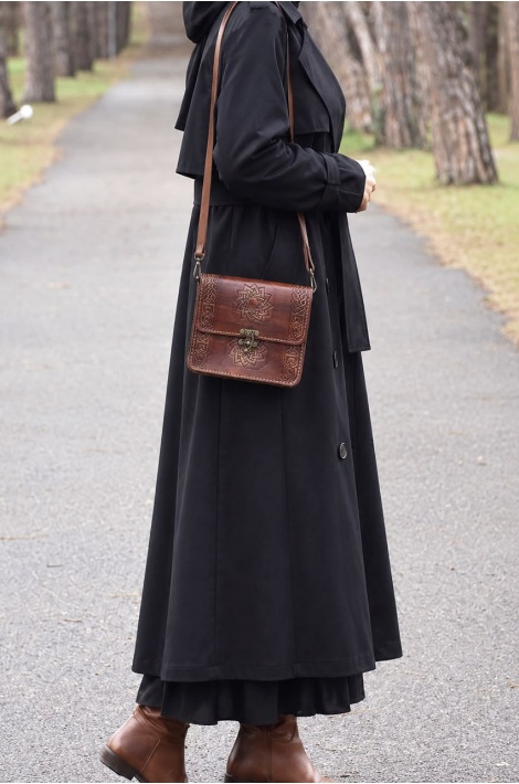Trench Coat Siyah