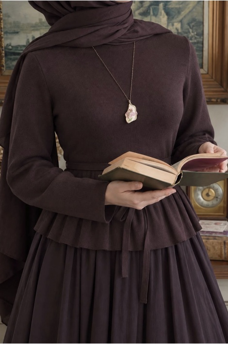 Zarif Model Triko Body Mürdüm