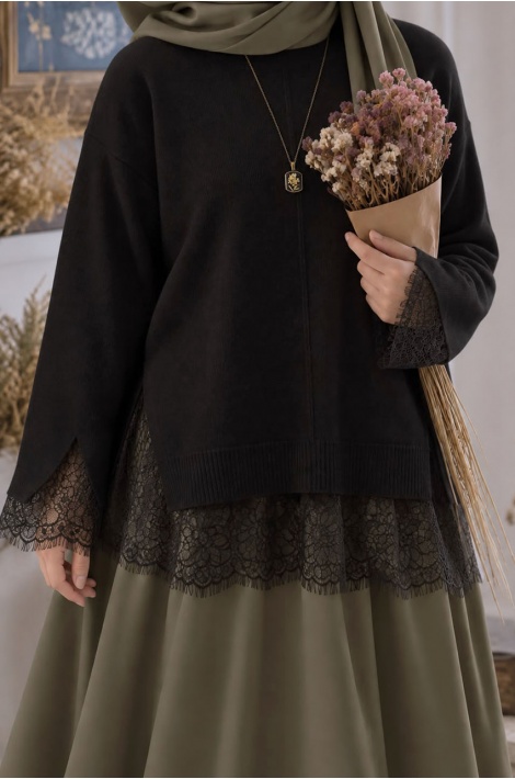 Elegant Kazak Siyah