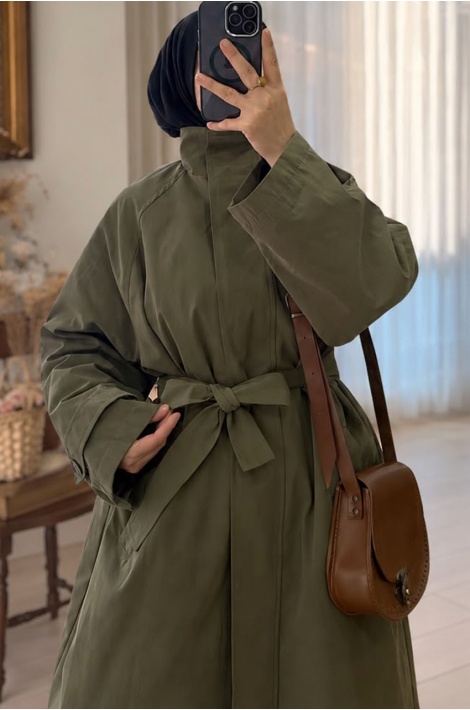 Oversize Trench Coat Haki