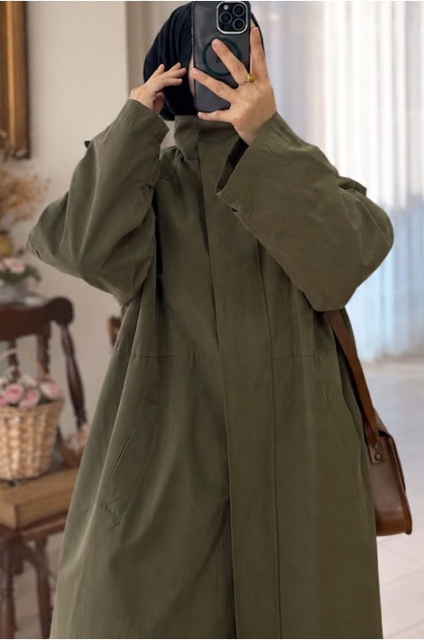 Oversize Trench Coat Haki