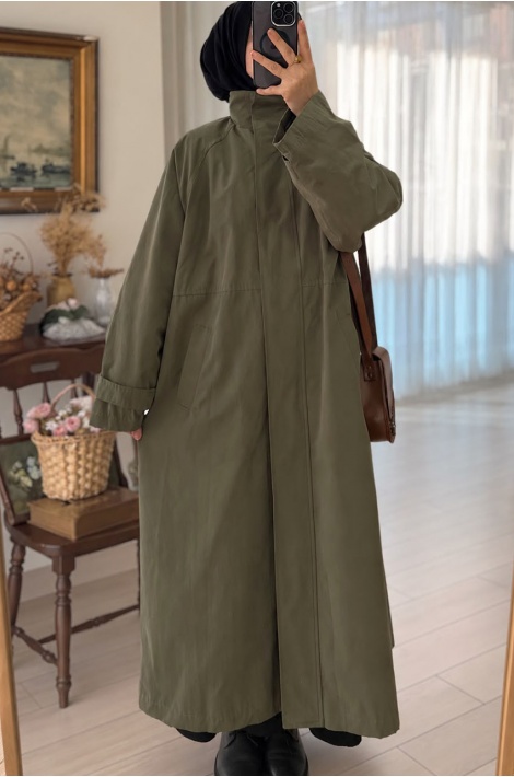 Oversize Trench Coat Haki