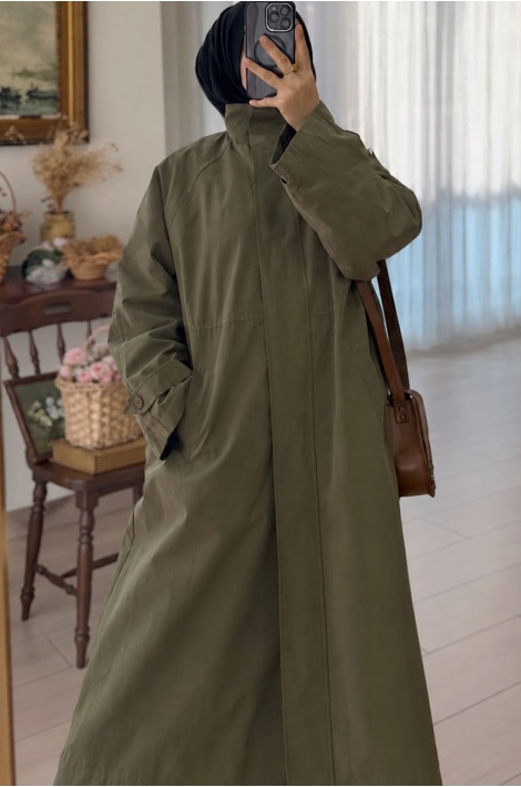 Oversize Trench Coat Haki