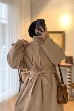Oversize Trench Coat Bej