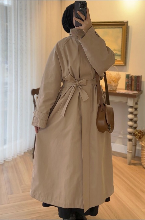 Oversize Trench Coat Bej